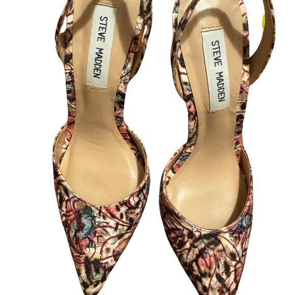 Steve Madden Size 7.5 Floral - Picture 3 of 6